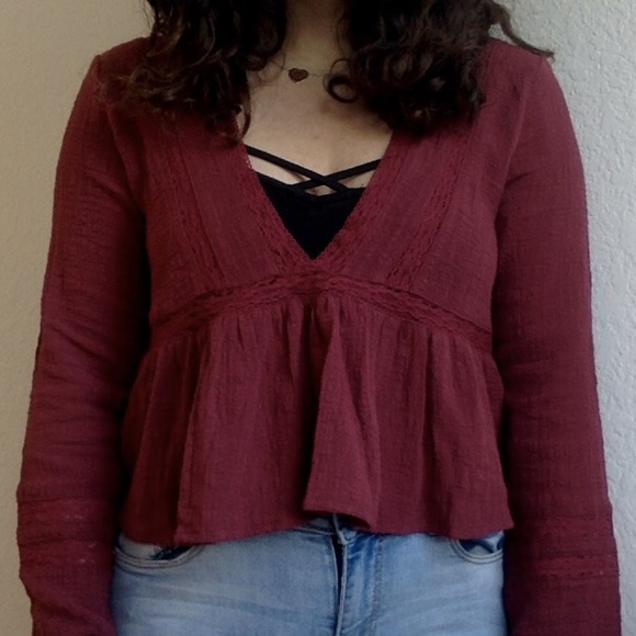 Flowy pink blouse from Pacsun. Never worn! - Picture 2 of 5